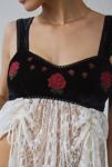 Thumbnail View 3: Kimchi Blue Rose Garden Embroidered Babydoll Tank Top