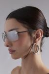 Thumbnail View 1: Kyra Rimless Metal Aviator Sunglasses