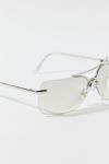 Thumbnail View 3: Kyra Rimless Metal Aviator Sunglasses