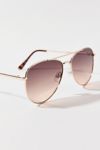 Thumbnail View 3: UO Essential Metal Aviator Sunglasses