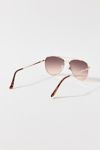 Thumbnail View 4: UO Essential Metal Aviator Sunglasses