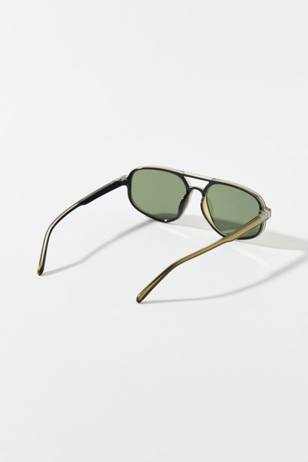 Slide View: 3: Lunettes de soleil aviateur en plastique essentielles UO