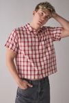 Thumbnail View 3: BDG Graphic Print Check Pattern Short Sleeve Shirt