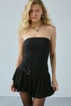 Thumbnail View 4: UO Rubie Belted Drop Waist Mini Dress