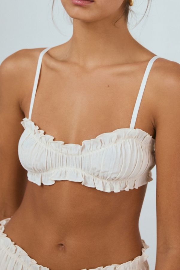 Slide View: 1: Out From Under Alix Scrunchie Ruffle Bralette