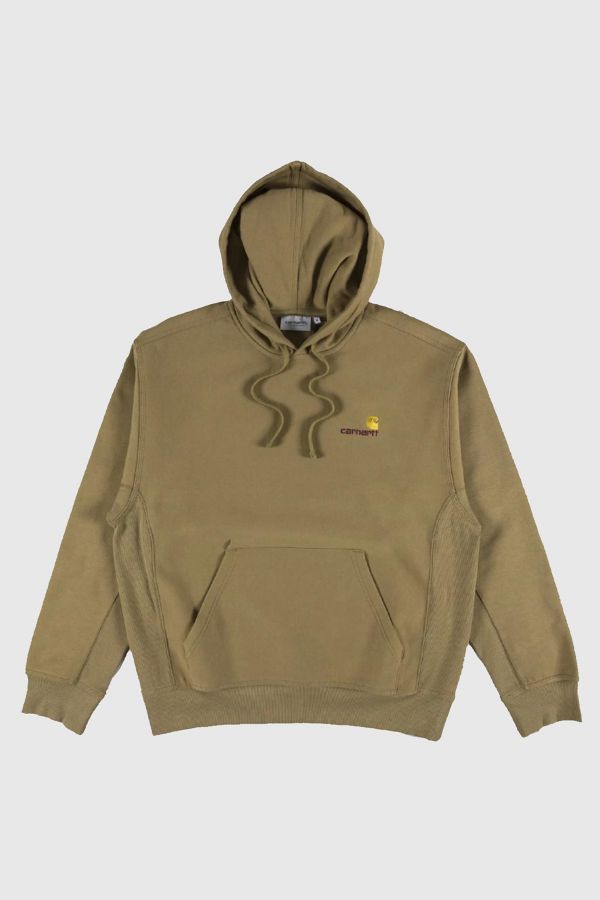 Slide View: 1: Carhartt Work In Progress Script Hoodie Sweatshirt