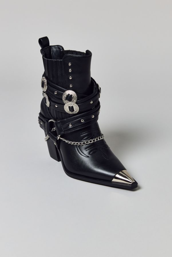 Slide View: 4: Azalea Wang Riggins Harness Cowboy Boot