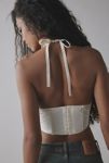 Thumbnail View 4: Out From Under Cowgirl Logic Lace-Up Corset Halter Top