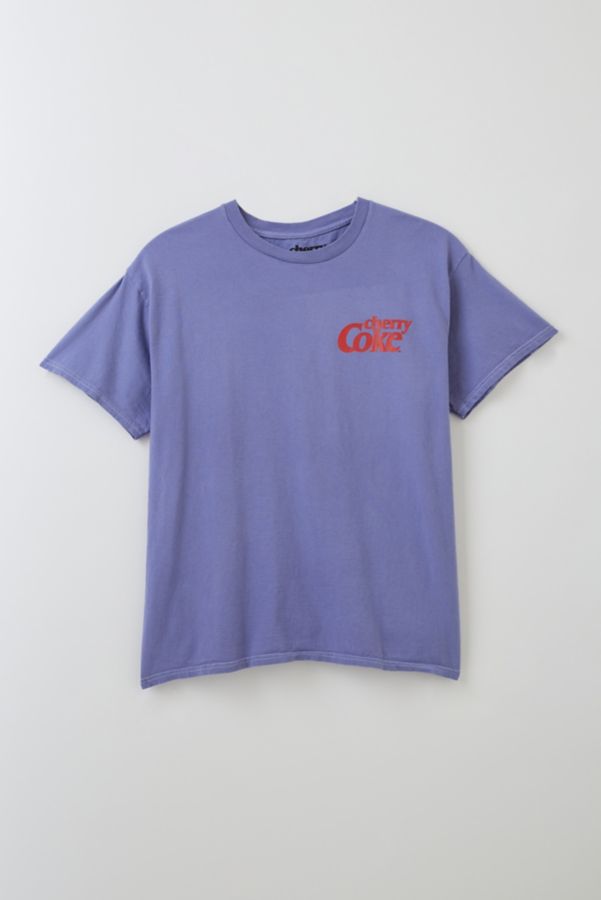 Slide View: 1: T-shirt Graphique en Coton Délavé Cherry Coke