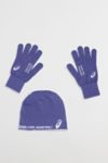 Thumbnail View 1: ASICS Running Knit Beanie + Glove Set