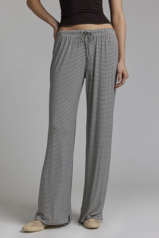 Slide View: 1: Urban Renewal Remnants Stripe Knit Pull On Pant