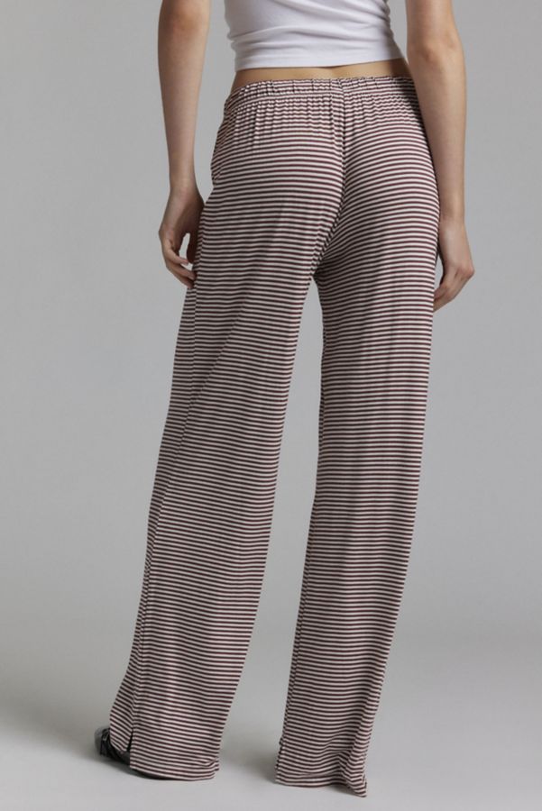 Slide View: 5: Pantalon Pull On Tricot Rayé Remnants Urban Renewal