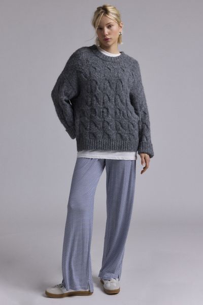 Urban Renewal Remnants Stripe Knit Pull On Pant