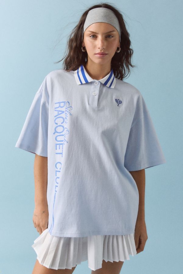 Slide View: 1: UO Harry Racquet Club Graphic Polo Shirt