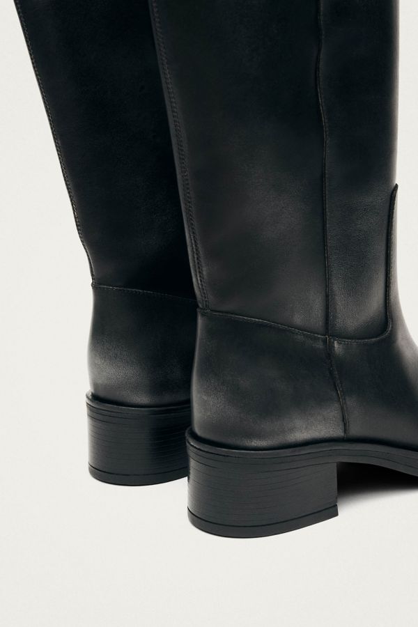 Slide View: 3: ALOHAS Sajan Leather Knee High Boot