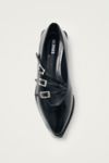 Thumbnail View 4: ALOHAS Jive Onix Leather Buckle Ballet Flat