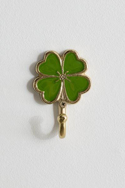 Four-Leaf Clover Metal Wall Hook