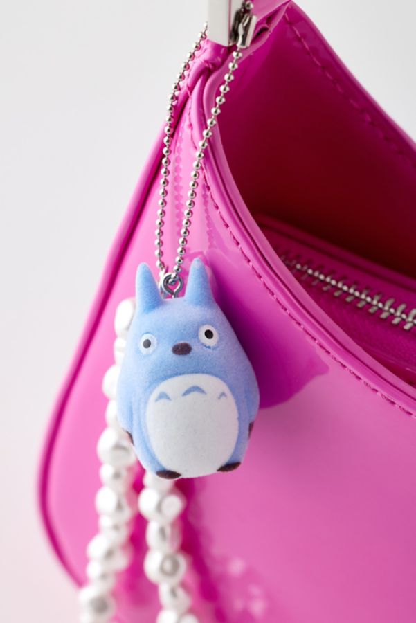 Slide View: 1: Studio Ghibli My Neighbor Totoro Flocked Keychain