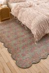 Thumbnail View 2: In Bloom Floral Scallop Printed Rug