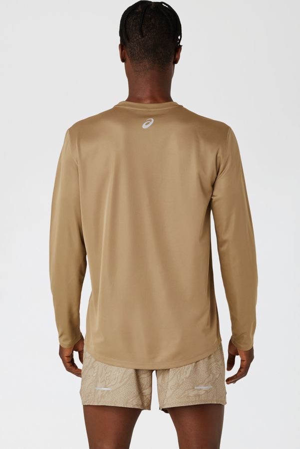 Slide View: 3: ASICS Fujitrail Logo Long Sleeve Running T-Shirt