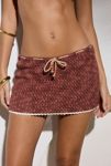 Thumbnail View 1: It’s Now Cool The Mini Crochet Mini Skirt