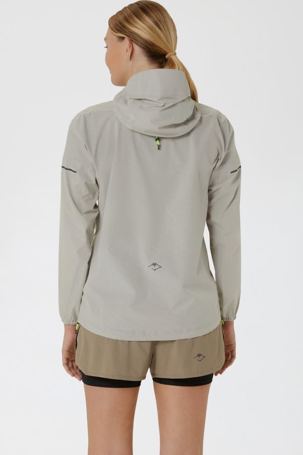 Slide View: 2: ASICS Fujitrail Waterproof Windbreaker Running Jacket