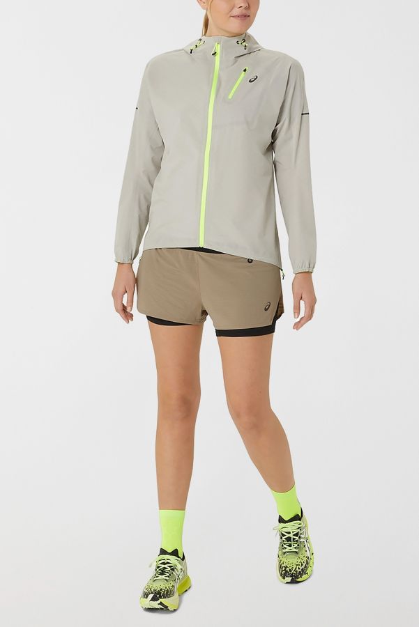 Slide View: 5: ASICS Fujitrail Waterproof Windbreaker Running Jacket