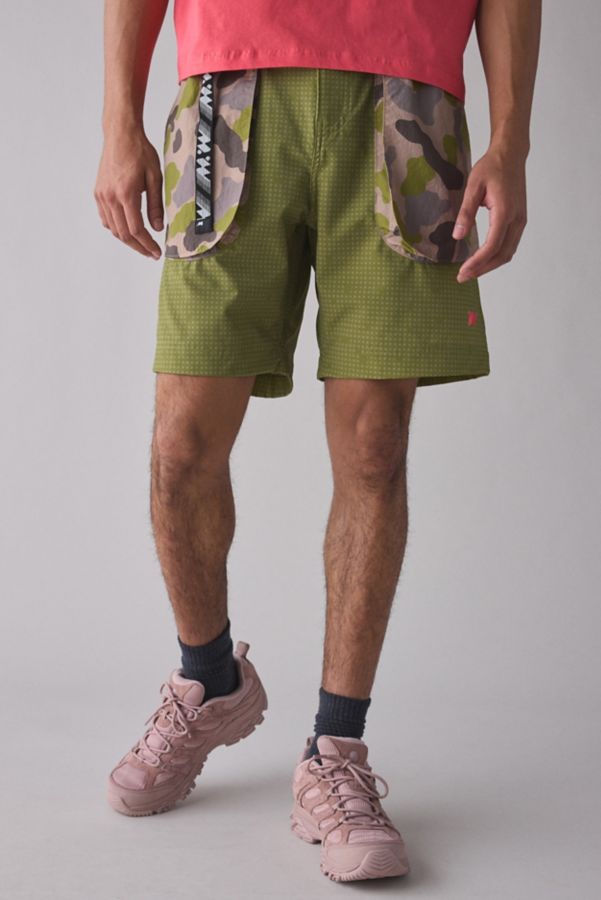 Slide View: 3: Without Walls Paneled Nylon Trail Utility Short