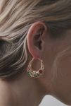 Thumbnail View 1: Belladonna Statement Rose Hoop Earring