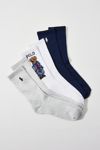 Thumbnail View 1: Polo Ralph Lauren Americana Sport Bear Crew Sock 3-Pack