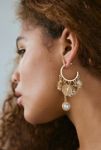 Thumbnail View 1: Clara Charms Statement Hoop Earring