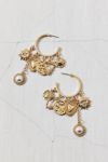 Thumbnail View 2: Clara Charms Statement Hoop Earring