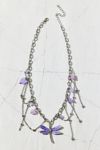 Thumbnail View 2: Dragonfly Stone Layered Chain Necklace