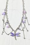 Thumbnail View 3: Dragonfly Stone Layered Chain Necklace