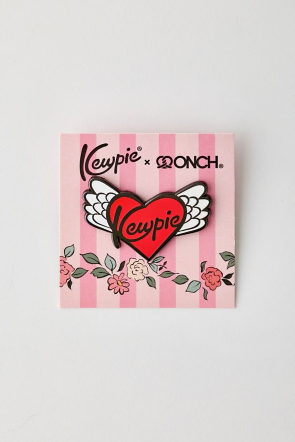 Slide View: 3: Kewpie X ONCH Heart Enamel Pin