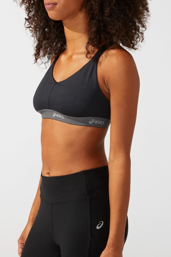 Slide View: 2: ASICS Team Logo Band Sports Bra