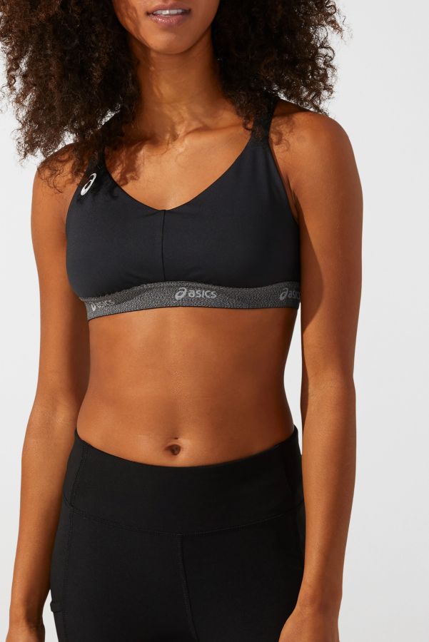 Slide View: 5: ASICS Team Logo Band Sports Bra