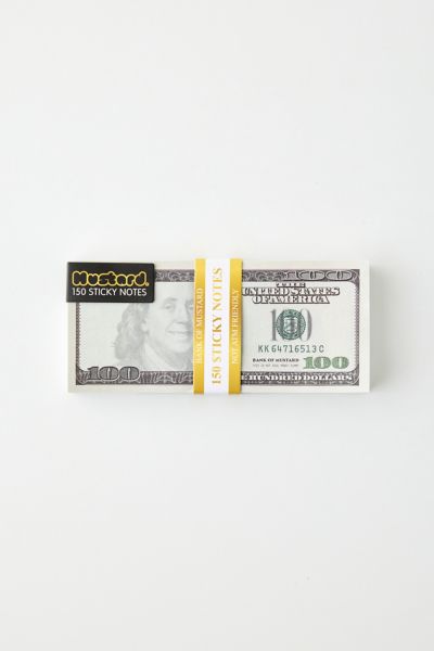 Cash Shaped Sticky Notepad