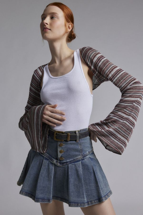 Slide View: 1: Urban Renewal Remnants Space Dye Shrug Top