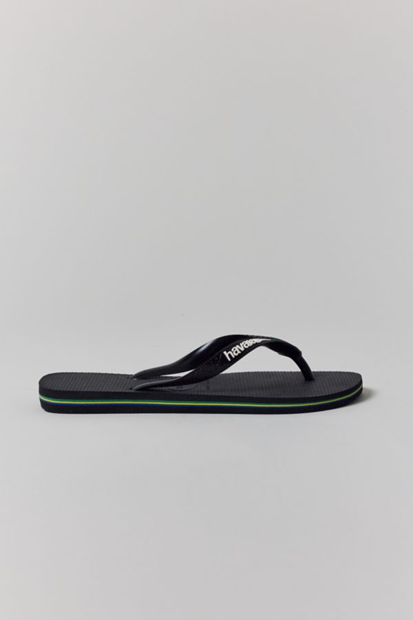 Slide View: 2: Havaianas Brazil Logo Flip Flop Sandal