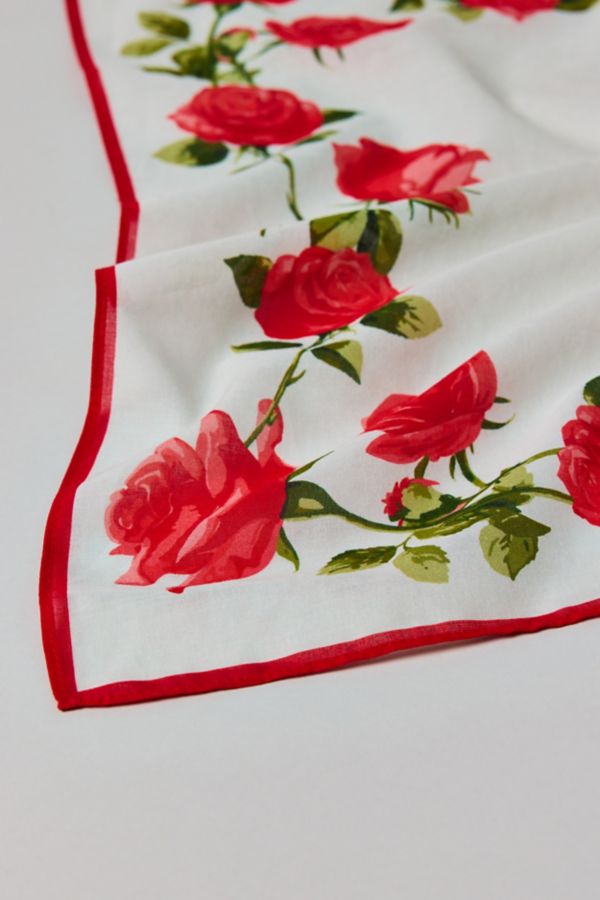 Slide View: 3: Bandana en Coton Imprimé Rose