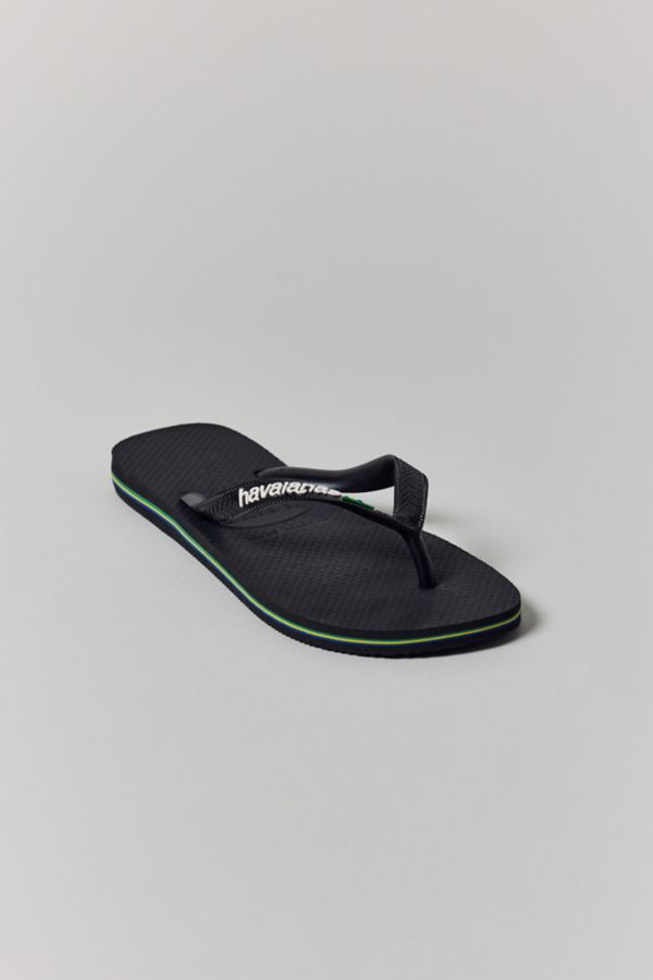 Slide View: 4: Havaianas Brazil Logo Flip Flop Sandal