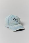 Thumbnail View 2: Embroidered Bow Denim Baseball Hat