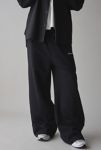 Thumbnail View 1: Standard Cloth Relaxed Fit Open Hem Wide Leg Sweatpant