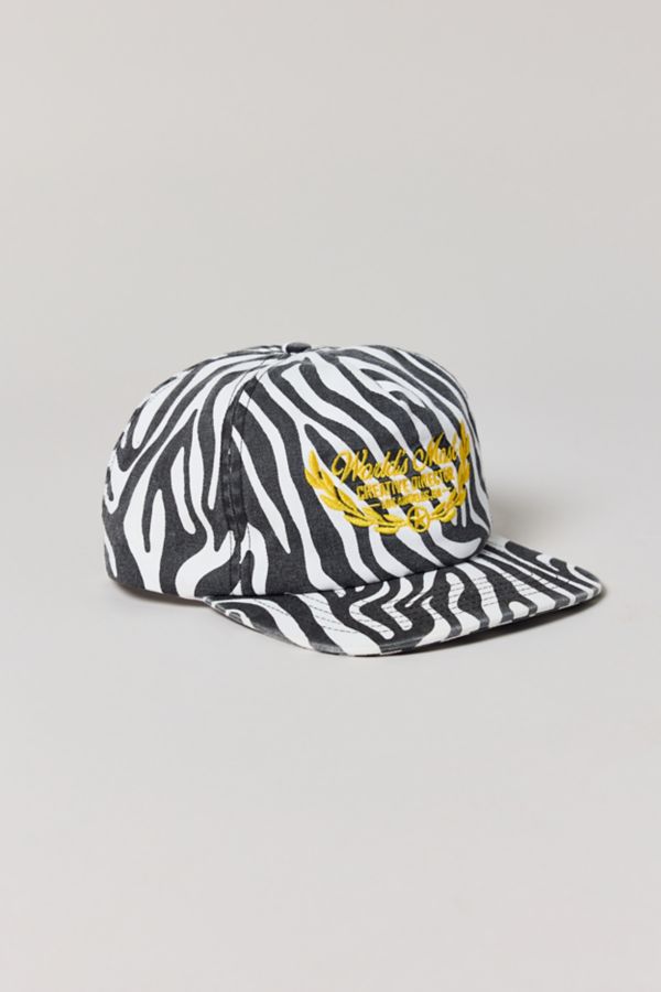 Slide View: 2: Creative Director Zebra Pattern Golfer Hat