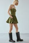 Thumbnail View 3: UO Rex Strapless Cargo Bubble Hem Mini Dress