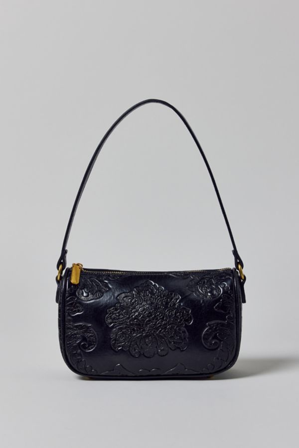 Slide View: 2: Kimchi Blue Amira Embossed Faux Leather Bag