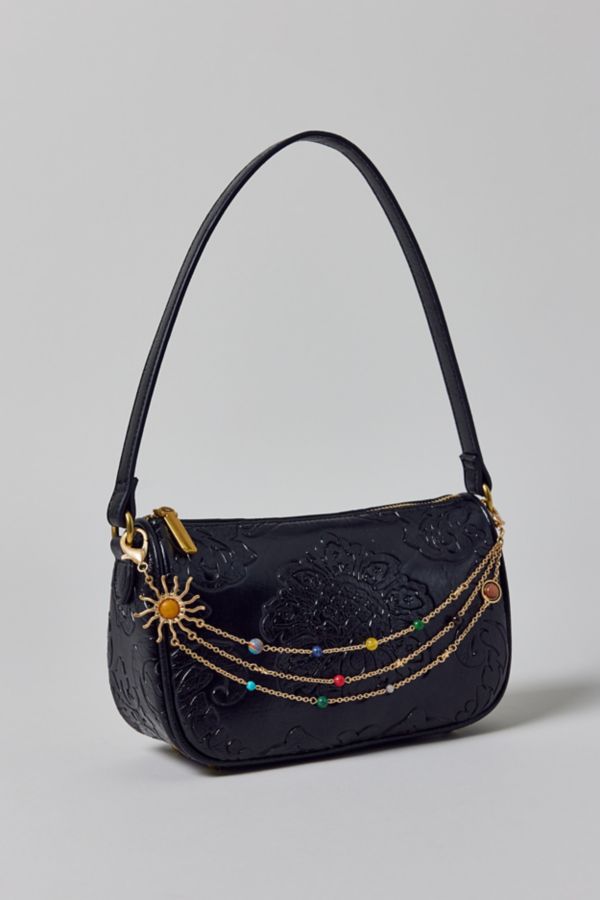 Slide View: 3: Kimchi Blue Amira Embossed Faux Leather Bag