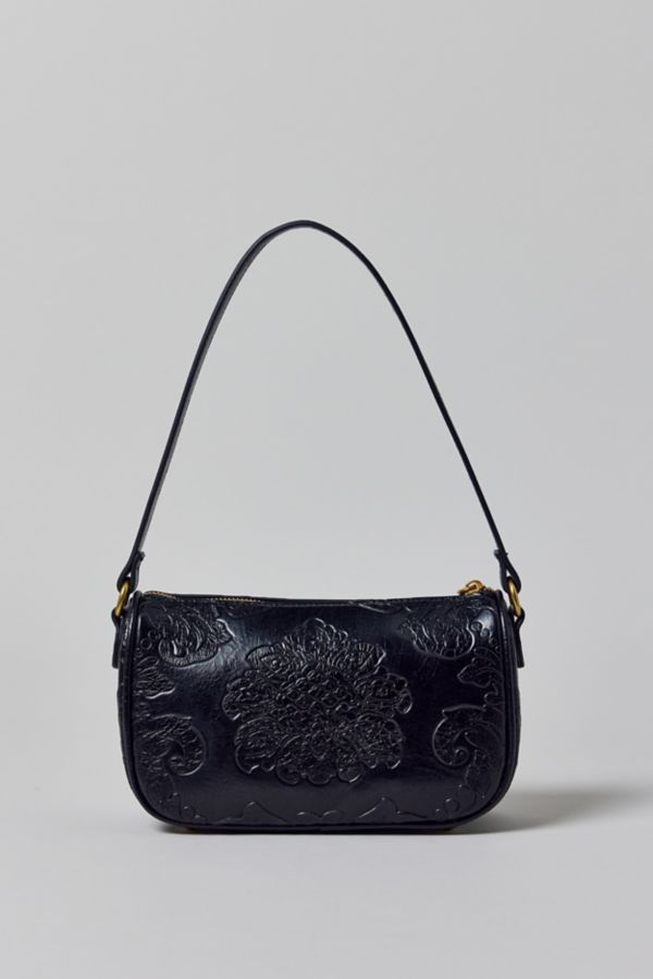 Slide View: 4: Kimchi Blue Amira Embossed Faux Leather Bag