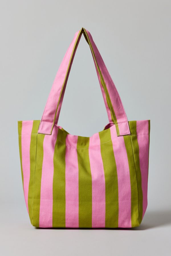 Slide View: 5: BDG Resort Striped Tote Bag